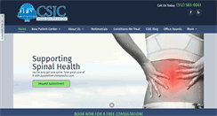 Desktop Screenshot of chicagospinecare.com